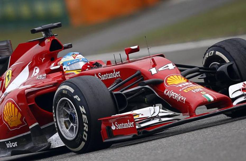 Dietro alle imprendibili Mercedes, Fernando Alonso  stato il primo degli 